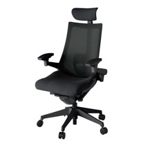 アクト2 KJ-457JVE-T1T1 メッシュバック テクスチャード ランバーサポート 可動肘 ヘッドサポート ( クロス ) ナイロンキャスター[ ベースカラー: T1 張地カラー: T1 / ブラック  ]