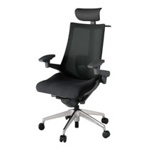 アクト2 KJ-457JVY-ZDT1 メッシュバック テクスチャード ランバーサポート 可動肘 ヘッドサポート ( ビニール ) ハンガー ナイロンキャスター[ ベースカラー: ZD 張地カラー: T1 / ブラック  ]