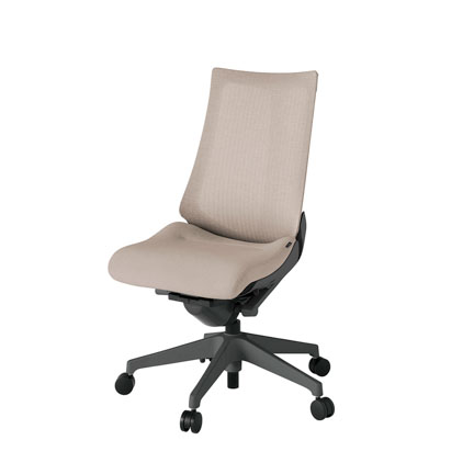 アクト2 KJ-470JE-W2F6 メッシュバック テクスチャード ナイロンキャスター[ ベースカラー: W2 張地カラー: F6 / グレイッシュブラウン  ]