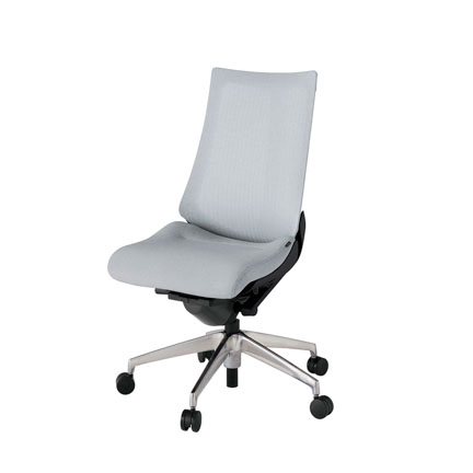 アクト2 KJ-470JE-ZTT7 メッシュバック テクスチャード ナイロンキャスター[ ベースカラー: ZT 張地カラー: T7 / ホワイトグレー  ]