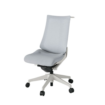 アクト2 KJ-470JEH-GNT7 メッシュバック テクスチャード ハンガーナイロンキャスター[ ベースカラー: GN 張地カラー: T7 / ホワイトグレー  ]