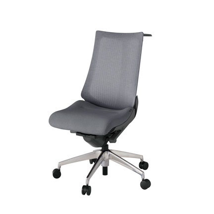 アクト2 KJ-470JEH-ZDT3 メッシュバック テクスチャード ハンガーナイロンキャスター[ ベースカラー: ZD 張地カラー: T3 / ダークグレー  ]