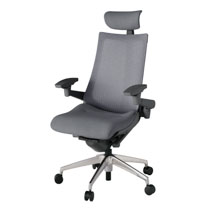 アクト2 KJ-477JEE-ZDT3 メッシュバック テクスチャード 可動肘 ヘッドサポート ( クロス ) ナイロンキャスター[ ベースカラー: ZD 張地カラー: T3 / ダークグレー  ]