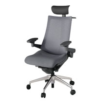 アクト2 KJ-477JEY-ZDT3 メッシュバック テクスチャード 可動肘 ヘッドサポート ( ビニール ) ハンガー ナイロンキャスター[ ベースカラー: ZD 張地カラー: T3 / ダークグレー  ]