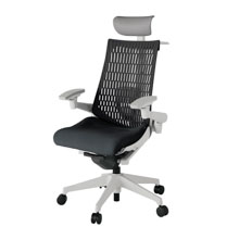 アクト2 KJ427SAYGNT1T1エラストマバック テクスチャード ランバーサポート可動肘 ヘッドサポート ( ビニール ) ハンガー ナイロンキャスター [ ベースカラー: T1 張地カラー: T1T1 / ブラック  ]