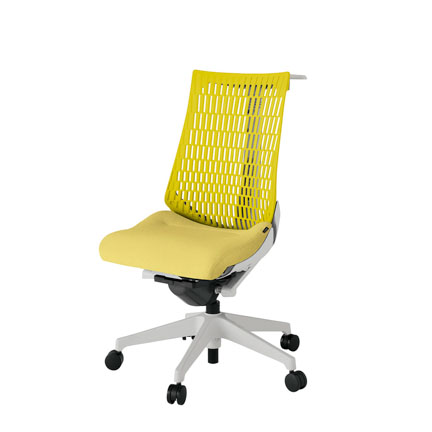 アクト2 KJ440SAHGNU6U5 エラストマバック テクスチャード ハンガーナイロンキャスター[ ベースカラー: GN 張地カラー: U6U5 / イエロー  ]