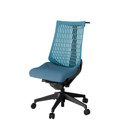 アクト2 KJ440SAHT1B4A4 エラストマバック テクスチャード ハンガーナイロンキャスター[ ベースカラー: T1 張地カラー: B4A4 / ブルー  ]