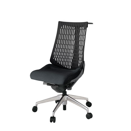 アクト2 KJ440SAHZDT1T1 エラストマバック テクスチャード ハンガーナイロンキャスター[ ベースカラー: ZD 張地カラー: T1T1 / ブラック  ]