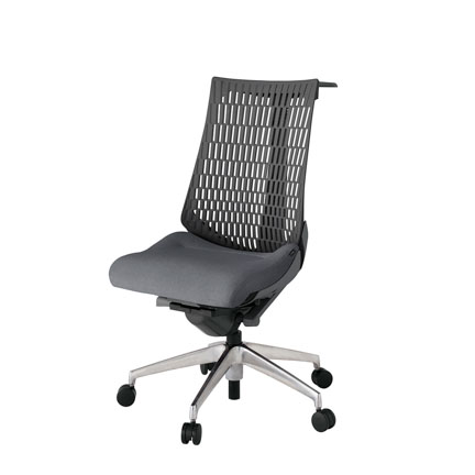 アクト2 KJ440SAHZDT3W2 エラストマバック テクスチャード ハンガーナイロンキャスター[ ベースカラー: ZD 張地カラー: T3W2 / ダークグレー  ]