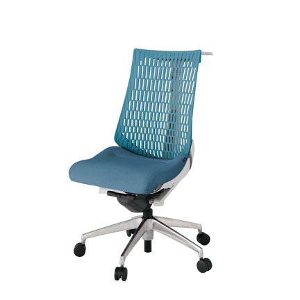 アクト2 KJ440SAHZNB4A4 エラストマバック テクスチャード ハンガーナイロンキャスター[ ベースカラー: ZN 張地カラー: B4A4 / ブルー  ]