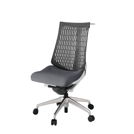 アクト2 KJ440SAHZNT3W2 エラストマバック テクスチャード ハンガーナイロンキャスター[ ベースカラー: ZN 張地カラー: T3W2 / ダークグレー  ]