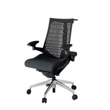 アクト2 KJ447SAHZTT1T1エラストマバック テクスチャード 可動肘 ハンガーナイロンキャスター[ ベースカラー: T1 張地カラー: T1T1 / ブラック  ]