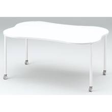 アクティブフィールドSC 雲形 テーブル 5号 H70cm ［W9/ホワイトW］