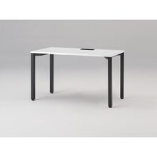 アクトリンク パーソナルテーブル アジャスター脚 W1200×D600×H720　JP-1206HWA-TL　［TL：天板 W9/ホワイトW×脚 T1/サテンブラックT］