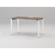 アクトリンク パーソナルテーブル アジャスター脚 W1200×D600×H720　JP-1206HWA-WM　［WM：天板 71/アッシュドオークM×脚 W9/ホワイトW］