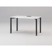 アクトリンク パーソナルテーブル キャスター脚 W1200×D600×H720　JP-1206HWC-TL　［TL：天板 W9/ホワイトW×脚 T1/サテンブラックT］