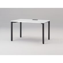 アクトリンク パーソナルテーブル アジャスター脚 W1200×D700×H720　JP-1207HWA-TL　［TL：天板 W9/ホワイトW×脚 T1/サテンブラックT］