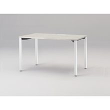アクトリンク パーソナルテーブル アジャスター脚 W1200×D700×H720　JP-1207HWA-WH　［WH：天板 61/アッシュドパインL×脚 W9/ホワイトW］
