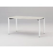 アクトリンク パーソナルテーブル アジャスター脚 W1400×D700×H720　JP-1407HWA-WH　［WH：天板 61/アッシュドパインL×脚 W9/ホワイトW］