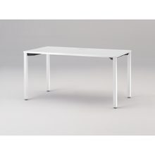 アクトリンク パーソナルテーブル アジャスター脚 W1400×D700×H720　JP-1407HWA-WL　［WL：天板 W9/ホワイトW×脚 W9/ホワイトW］