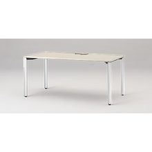 アクトリンク パーソナルテーブル アジャスター脚 W1600×D800×H720　JP-1608HWA-WH　［WH：天板 61/アッシュドパインL×脚 W9/ホワイトW］