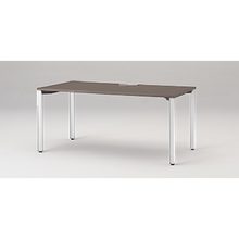 アクトリンク パーソナルテーブル アジャスター脚 W1600×D800×H720　JP-1608HWA-WR　［WR：天板 81/アッシュドオークD×脚 W9/ホワイトW］