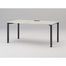 アクトリンク パーソナルテーブル キャスター脚 W1600×D800×H720　JP-1608HWC-TH　［TH：天板 61/アッシュドパインL×脚 T1/サテンブラックT］