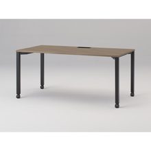 アクトリンク パーソナルテーブル キャスター脚 W1600×D800×H720　JP-1608HWC-TM　［TM：天板 71/アッシュドオークＭ×脚 T1/サテンブラックT］