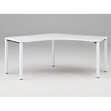 アクトリンク パーソナルテーブル 120°オペレーション アジャスター脚 W1200×D600×H720　JP-2266SWA-WL　［WL：天板 W9/ホワイトW×脚 W9/ホワイトW］
