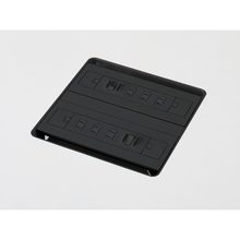 アクトリンク/オプション 電源×3口+集中スイッチ付コンセント　JPA-310U-T1　［T1/サテンブラック］