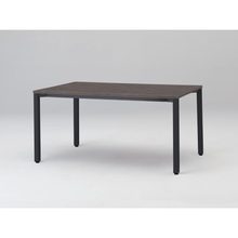 アクトリンク ミーティングテーブル 角型 配線キャップなし アジャスター脚 W1500×D700×H720　JPM-1507HNA-TR　［TR：天板 81/アッシュドオークD×脚 T1/サテンブラックT］