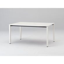 アクトリンク ミーティングテーブル 角型 配線キャップなし アジャスター脚 W1500×D700×H720　JPM-1507HNA-WL　［WL：天板 W9/ホワイトW×脚 W9/ホワイトW］