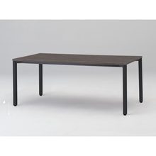 アクトリンク ミーティングテーブル 角型 配線キャップなし アジャスター脚 W1800×D900×H720　JPM-1809HNA-TR　［TR：天板 81/アッシュドオークD×脚 T1/サテンブラックT］