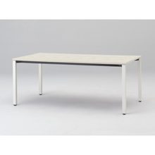 アクトリンク ミーティングテーブル 角型 配線キャップなし アジャスター脚 W1800×D900×H720　JPM-1809HNA-WH　［WH：天板 61/アッシュドパインL×脚 W9/ホワイトW］