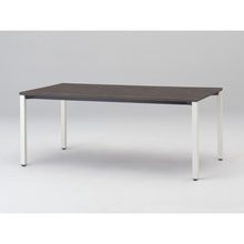 アクトリンク ミーティングテーブル 角型 配線キャップなし アジャスター脚 W1800×D900×H720　JPM-1809HNA-WR　［WR：天板 81/アッシュドオークD×脚 W9/ホワイトW］