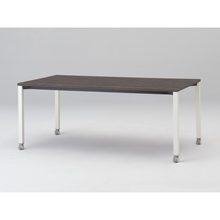 アクトリンク ミーティングテーブル 角型 配線キャップなし キャスター脚 W1800×D900×H720　JPM-1809HNC-WR　［WR：天板 81/アッシュドオークD×脚 W9/ホワイトW］