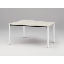 アクトリンク ミーティングテーブル 台形型 配線キャップなし アジャスター脚 W1800×D1200/800×H720　JPM-1812TNA-WH　［WH：天板 61/アッシュドパインL×脚 W9/ホワイトW］