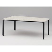 アクトリンク ミーティングテーブル 台形型 配線キャップなし アジャスター脚 W2400×D1200/800×H720　JPM-2412TNA-TH　［TH：天板 61/アッシュドパインL×脚 T1/サテンブラックT］