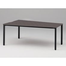 アクトリンク ミーティングテーブル 台形型 配線キャップなし アジャスター脚 W2400×D1200/800×H720　JPM-2412TNA-TR　［TR：天板 81/アッシュドオークD×脚 T1/サテンブラックT］