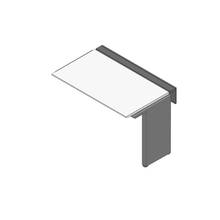 アフィーノ ワークベンチ JVB-1207TLN-TL 片面タイプ 連増セット アルミ塗装脚 W1200×D700 ［天板：ホワイトW］