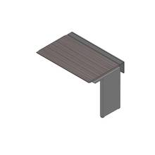 アフィーノ ワークベンチ JVB-1207TLN-TR 片面タイプ 連増セット アルミ塗装脚 W1200×D700 ［天板：アッシュドオークD］