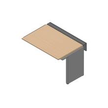 アフィーノ ワークベンチ JVB-1208TLN-TX 片面タイプ 連増セット アルミ塗装脚 W1200×D800 ［天板：ホワイトオークM］