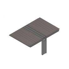 アフィーノ ワークベンチ JVB-1216TEN-PR 両面タイプ 連増セット アルミミラー脚 W1200×D1600 ［天板：アッシュドオークD］