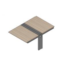 アフィーノ ワークベンチ JVB-1216TEN-TM 両面タイプ 連増セット アルミ塗装脚 W1200×D1600 ［天板：アッシュドオークM］