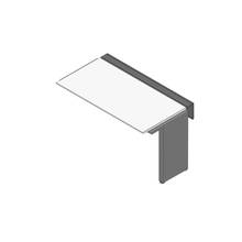 アフィーノ ワークベンチ JVB-1407TLN-PL 片面タイプ 連増セット アルミミラー脚 W1400×D700 ［天板：ホワイトW］