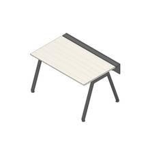 アフィーノ ワークベンチ JVB-1408GLTN-TH 片面タイプ 単独型 アルミ塗装脚 W1400×D800 ［天板：アッシュドパインL］