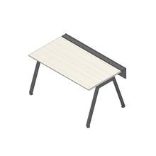 アフィーノ ワークベンチ JVB-1508GLTN-TH 片面タイプ 単独型 アルミ塗装脚 W1400×D800 ［天板：アッシュドパインL］