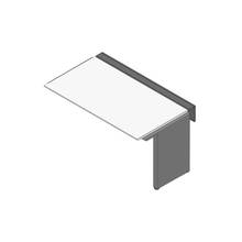 アフィーノ ワークベンチ JVB-1508TLN-TL 片面タイプ 連増セット アルミ塗装脚 W1500×D800 ［天板：ホワイトW］