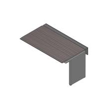 アフィーノ ワークベンチ JVB-1508TLN-TR 片面タイプ 連増セット アルミ塗装脚 W1500×D800 ［天板：アッシュドオークD］