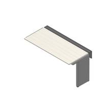 アフィーノ ワークベンチ JVB-1607TLN-TH 片面タイプ 連増セット アルミ塗装脚 W1600×D700 ［天板：アッシュドパインL］